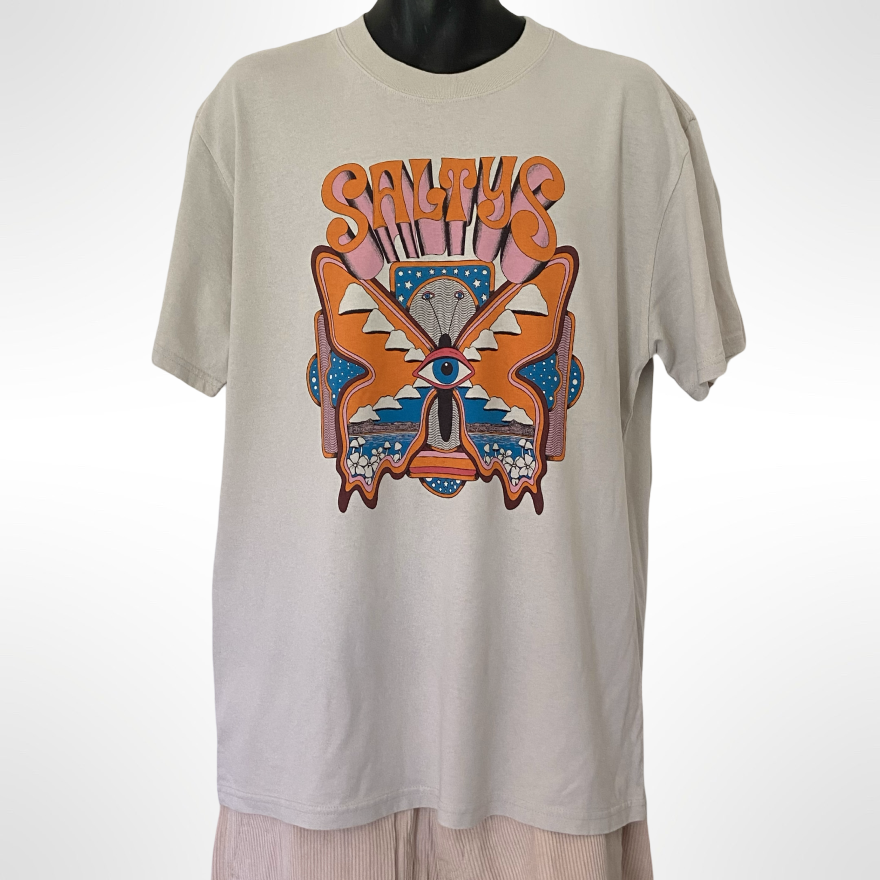 BUTTERFLY TEE ECHRU