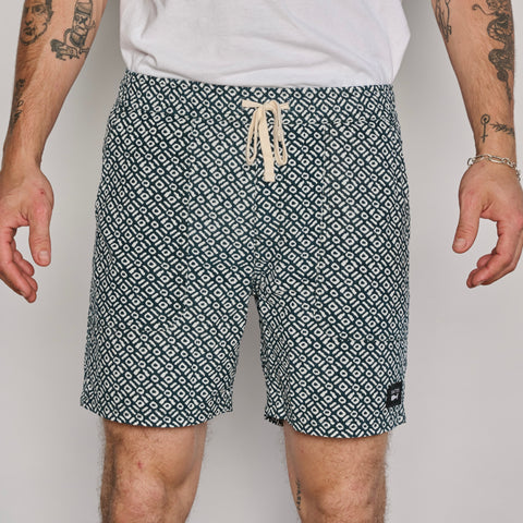 FLANNEL BROWN BOARDWALK SHORT