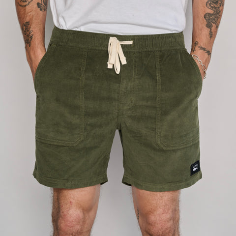 FLANNEL BROWN BOARDWALK SHORT