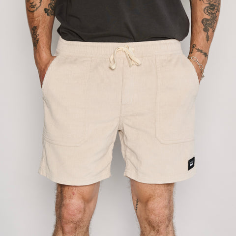 FLANNEL BROWN BOARDWALK SHORT