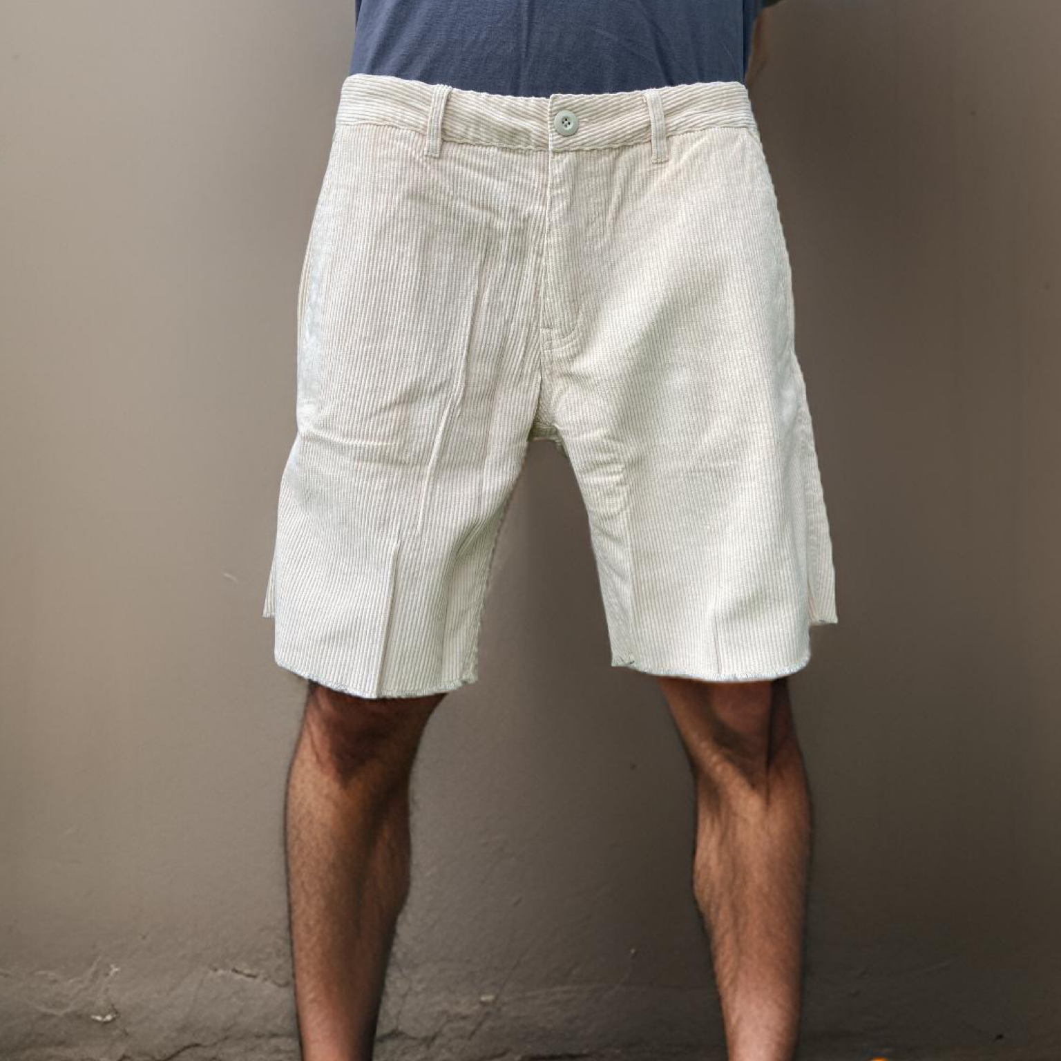 ROSSER CORD WALKSHORT ECHRU