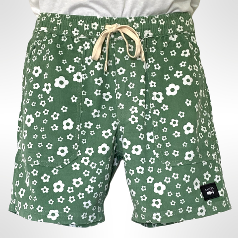 FLANNEL BROWN BOARDWALK SHORT