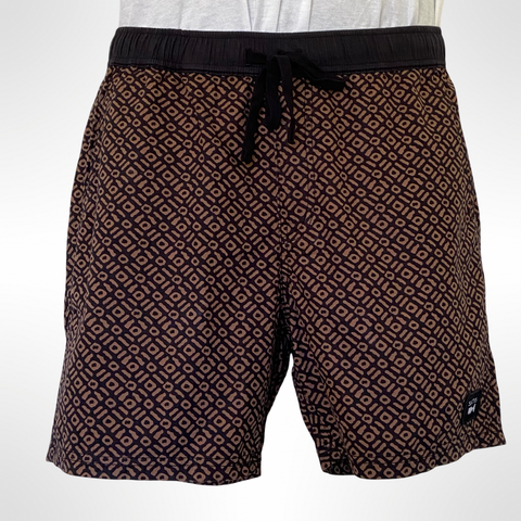 FLANNEL BROWN BOARDWALK SHORT