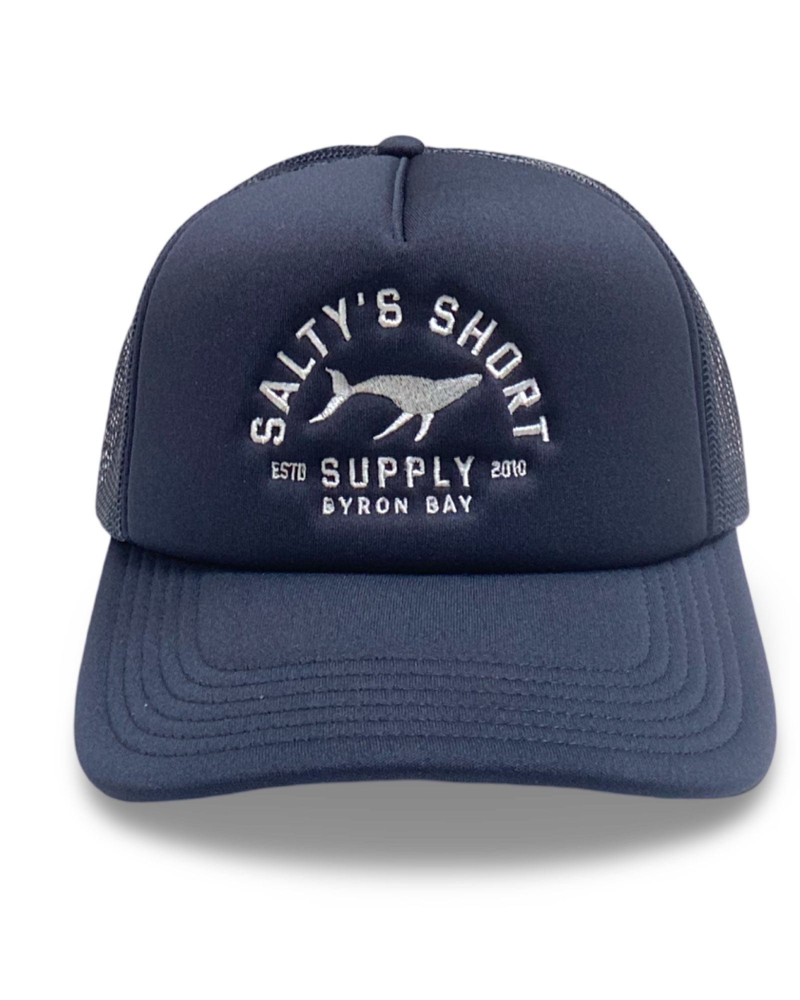 WHALE TRUCKERS CAP NAVY