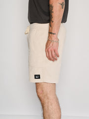 PANAMA CORD WALKSHORT ECHRU