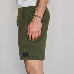 PANAMA CORD WALKSHORT ARMY GREEN