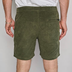 PANAMA CORD WALKSHORT ARMY GREEN