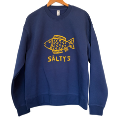 FISH SWEATER COBALT BLUE