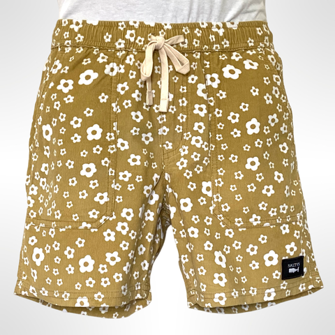 PANAMA CORD WALKSHORT BLOSSOM MUSTARD