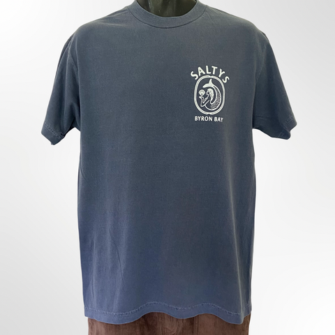 SIREN TEE WASHED NAVY