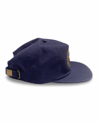 HUMPBACK 6 PANEL CAP NAVY/GOLD
