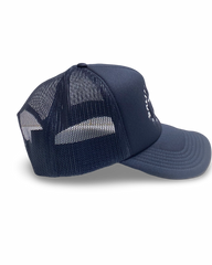 WHALE TRUCKERS CAP NAVY