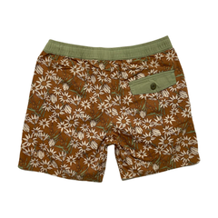 FLANNEL BROWN BOARDWALK SHORT