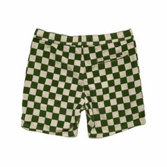 CHECK PANAMA CORD WALKSHORT GREEN